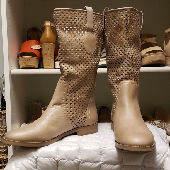 Zoe+Luca Perforated Leather Naples-Z Boot - Picture 3 of 7
